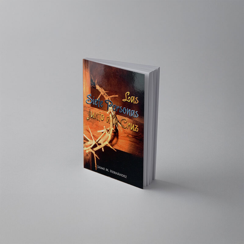 Las siete personas junto a la cruz